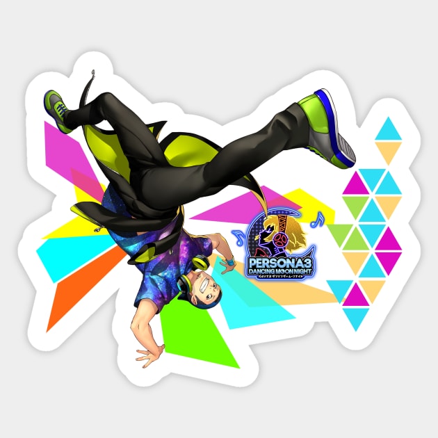 Persona 3 - Dancing Moon Night - Junpei Iori Sticker by Ryza